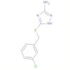 1H-1,2,4-Triazol-3-amine, 5-[[(3-chlorophenyl)methyl]thio]-