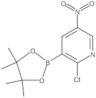 2-Chloro-5-nitro-3-(4,4,5,5-tetramethyl-1,3,2-dioxaborolan-2-yl)pyridine