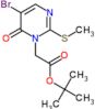 tert-butyl [5-bromo-2-(methylsulfanyl)-6-oxopyrimidin-1(6H)-yl]acetate