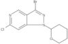 3-Bromo-6-chloro-1-(tetrahydro-2H-pyran-2-yl)-1H-pyrazolo[4,3-c]pyridine