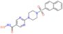 N-hydroxy-2-[4-(naphthalen-2-ylsulfonyl)piperazin-1-yl]pyrimidine-5-carboxamide