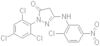 5-[(2-chloro-5-nitrophenyl)amino]-2,4-dihydro-2-(2,4,6-trichlorophenyl)-3H-pyrazol-3-one