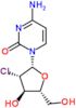 4-amino-1-(2-chloro-2-deoxy-beta-D-arabinofuranosyl)pyrimidin-2(1H)-one