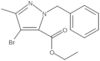 Ethyl 4-bromo-3-methyl-1-(phenylmethyl)-1H-pyrazole-5-carboxylate