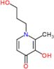 3-hydroxy-1-(3-hydroxypropyl)-2-methylpyridin-4(1H)-one