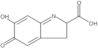 3,5-Dihydro-6-hydroxy-5-oxo-2H-indole-2-carboxylic acid