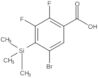 5-Bromo-2,3-difluoro-4-(trimethylsilyl)benzoic acid