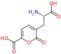 3-[(2S)-2-amino-2-carboxyethyl]-2-oxo-2H-pyran-6-carboxylic acid