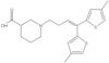 1-[4,4-Bis(4-methyl-2-thienyl)-3-buten-1-yl]-3-piperidinecarboxylic acid