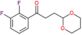 1-(2,3-Difluorophenyl)-3-(1,3-dioxan-2-yl)-1-propanone