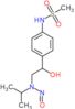 N-(4-{1-hydroxy-2-[nitroso(propan-2-yl)amino]ethyl}phenyl)methanesulfonamide