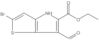 Éthyle 2-bromo-6-formyl-4H-thieno[3,2-b]pyrrole-5-carboxylate