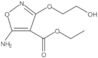 Ethyl 5-amino-3-(2-hydroxyethoxy)-4-isoxazolecarboxylate