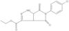 Ethyl 5-(4-chlorophenyl)-1,3a,4,5,6,6a-hexahydro-4,6-dioxopyrrolo[3,4-c]pyrazole-3-carboxylate