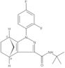 (4R,7S)-1-(2,4-Difluorophenyl)-N-(1,1-dimethylethyl)-4,5,6,7-tetrahydro-4,7-methano-1H-indazole-3-…