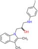 1-(2,3-dimethyl-1H-indol-1-yl)-3-[(4-iodophenyl)amino]propan-2-ol