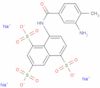 1,3,5-Naphthalenetrisulfonic acid, 8-[(3-amino-4-methylbenzoyl)amino]-, sodium salt (1:3)