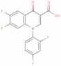 1-(2,4-DIFLUOROPHENYL)-6,7-DIFLUORO-1,4-DIHYDRO-4-OXOQUINOLINE-3-CARBOXYLIC ACID