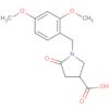 3-Pyrrolidinecarboxylic acid, 1-[(2,4-dimethoxyphenyl)methyl]-5-oxo-