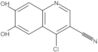 4-Chloro-6,7-dihydroxy-3-quinolinecarbonitrile