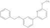 2-Methoxy-6-[3-(phenylmethoxy)phenyl]pyridine