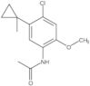 N-[4-chloro-2-méthoxy-5-(1-méthylcyclopropyl)phényl]acétamide