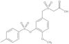 2-[[[4-Methoxy-3-[[(4-methylphenyl)sulfonyl]oxy]phenyl]methyl]sulfonyl]acetic acid