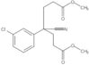 1,7-Dimethyl 4-(3-chlorophenyl)-4-cyanoheptanedioate