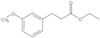 Ethyl 3-methoxybenzenepropanoate