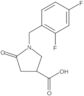 3-Pyrrolidinecarboxylic acid, 1-[(2,4-difluorophenyl)methyl]-5-oxo-