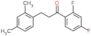 1-(2,4-difluorophenyl)-3-(2,4-dimethylphenyl)propan-1-one
