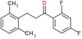 1-(2,4-difluorophenyl)-3-(2,6-dimethylphenyl)propan-1-one