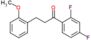 1-(2,4-difluorophenyl)-3-(2-methoxyphenyl)propan-1-one