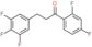 1-(2,4-difluorophenyl)-3-(3,4,5-trifluorophenyl)propan-1-one