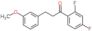 1-Propanone, 1-(2,4-difluorophenyl)-3-(3-methoxyphenyl)-