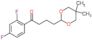 1-(2,4-difluorophenyl)-4-(5,5-dimethyl-1,3-dioxan-2-yl)butan-1-one