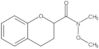 2H-1-Benzopyran-2-carboxamide, 3,4-dihydro-N-methoxy-N-methyl-