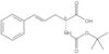 (2R)-2-[[(1,1-Dimethylethoxy)carbonyl]amino]-5-phenyl-4-pentenoic acid