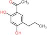 1-(2,4-dihydroxy-5-propylphenyl)ethanone