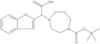 α-2-Benzofuranyl-4-[(1,1-dimethylethoxy)carbonyl]hexahydro-1H-1,4-diazepine-1-acetic acid