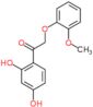 1-(2,4-dihydroxyphenyl)-2-(2-methoxyphenoxy)ethanone