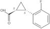rel-(1R,2R)-2-(2-Fluorophenyl)cyclopropanecarboxylic acid