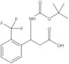 β-[[(1,1-Dimethylethoxy)carbonyl]amino]-2-(trifluoromethyl)benzenepropanoic acid