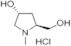 (2S,4R)-N-methyl-2-hydroxy methyl-4-hydroxy pyrrolidine hyd