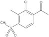 1-[2-Chloro-3-methyl-4-(methylsulfonyl)phenyl]ethanone