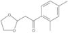 1-(2,4-Dimethylphenyl)-2-(1,3-dioxolan-2-yl)ethanone