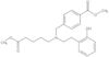 Methyl 4-[[[2-(2-hydroxyphenyl)ethyl](5-methoxy-5-oxopentyl)amino]methyl]benzoate