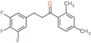 1-(2,4-dimethylphenyl)-3-(3,4,5-trifluorophenyl)propan-1-one