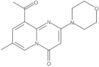 9-Acetyl-7-methyl-2-(4-morpholinyl)-4H-pyrido[1,2-a]pyrimidin-4-one