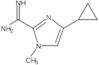 4-Cyclopropyl-1-methyl-1H-imidazole-2-carboximidamide